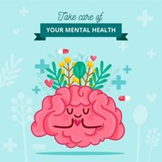 image of brain depicting mental health