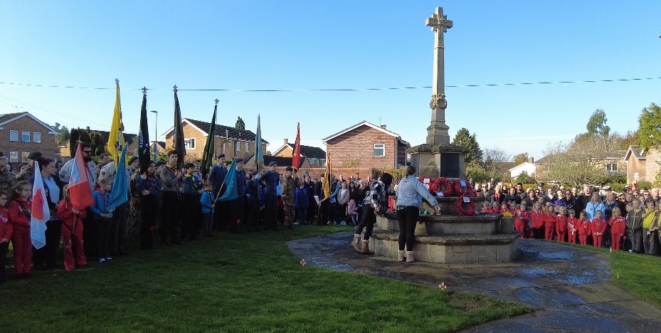 Remembrance Sunday Service 2022 St Andrew's Church, Churchdown, Gloucester